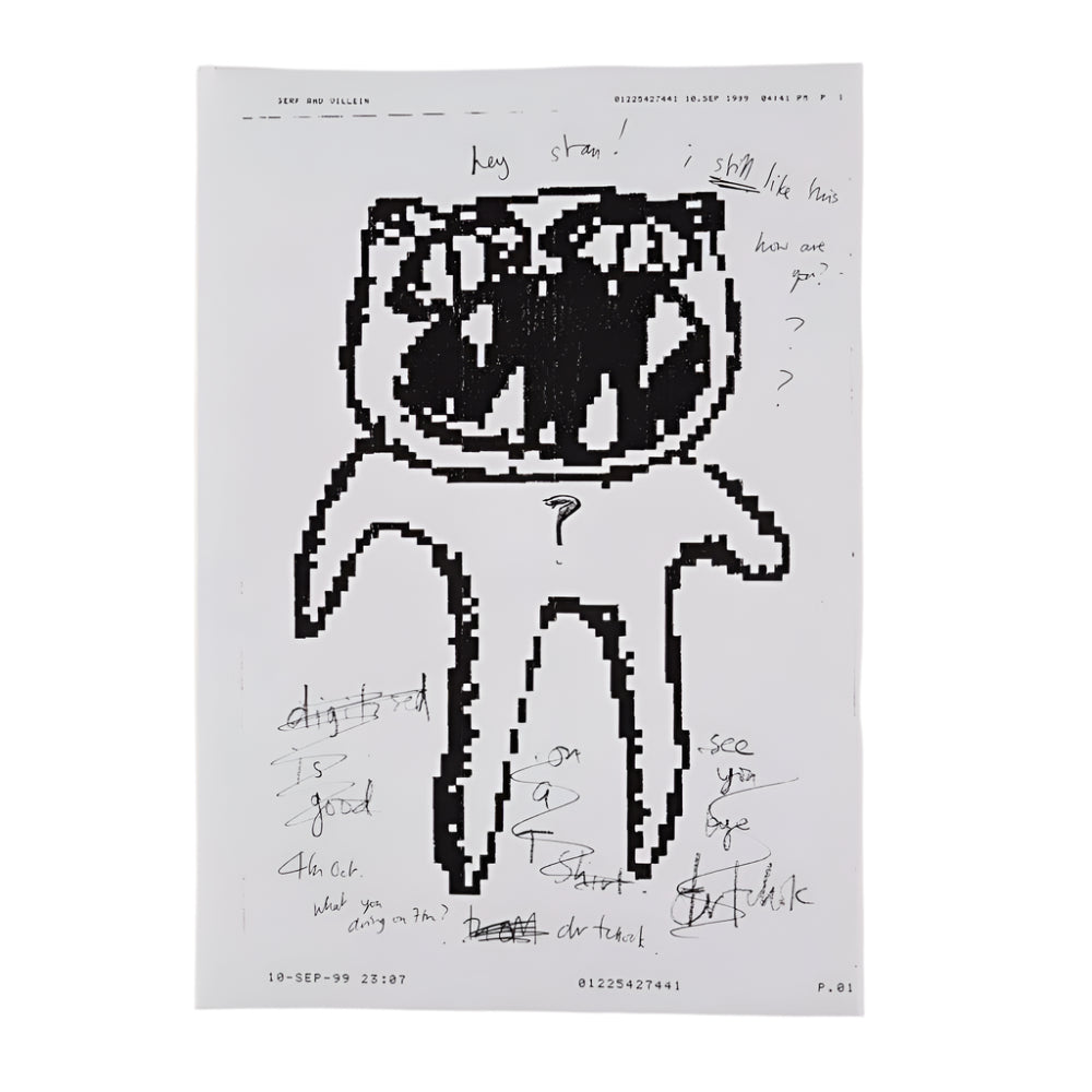 A4 Bitmap Bear Sketchbook