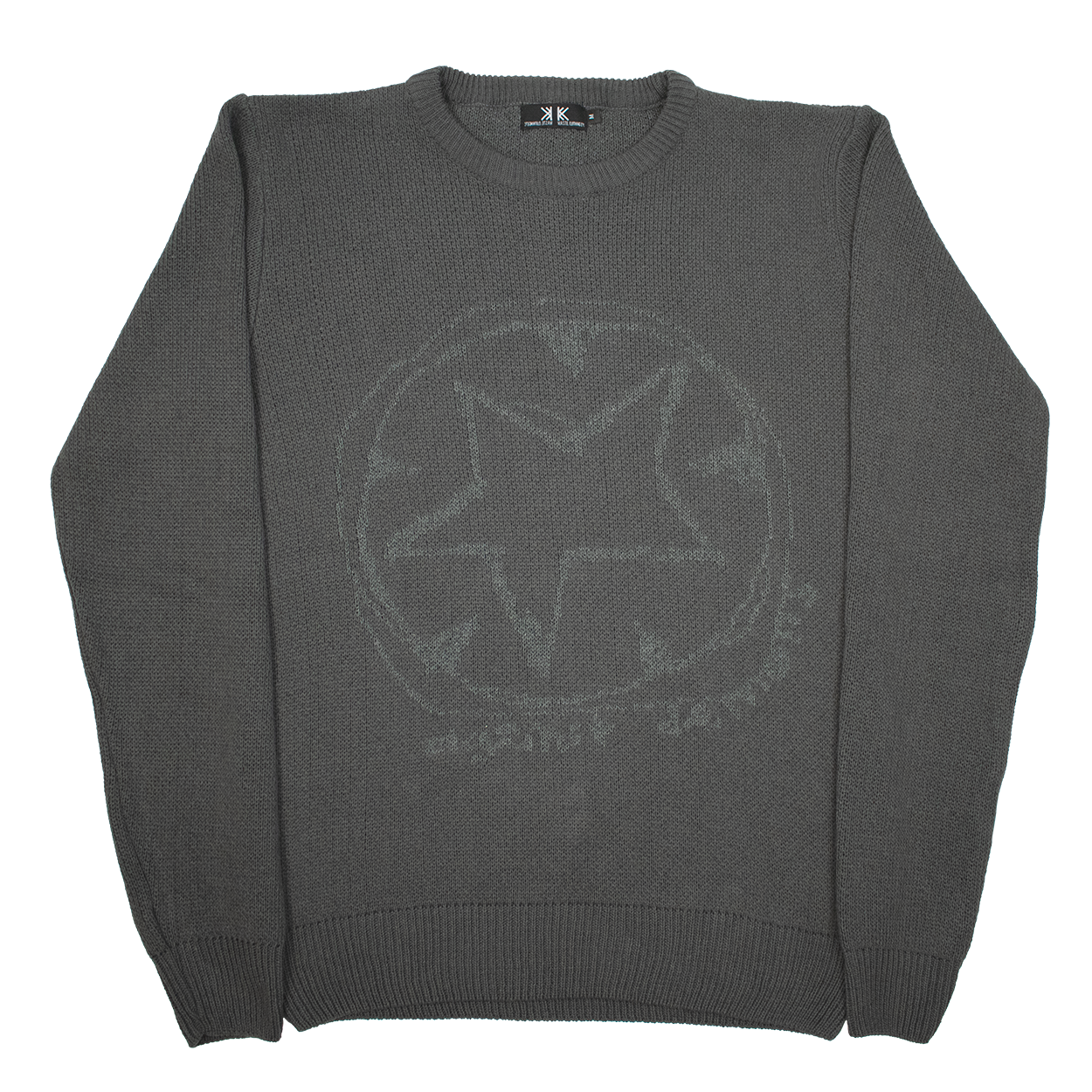 Against Demons Grey Jumper