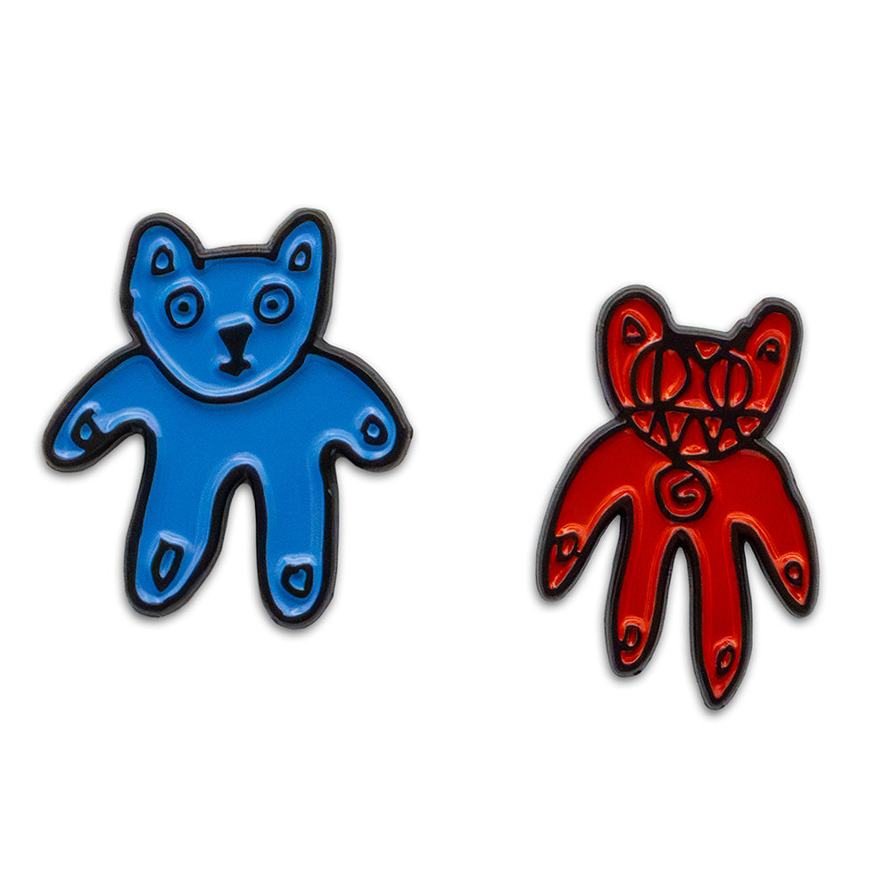 Bear Testing Badges - Enamel Pin Set
