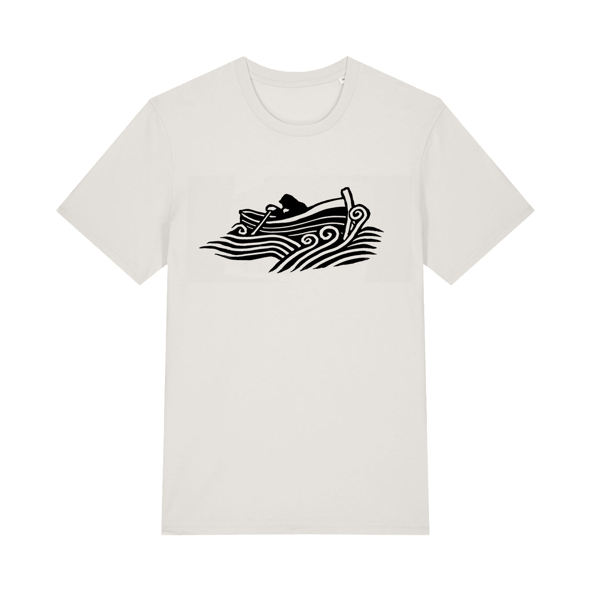 Small Boat Vintage White T-shirt