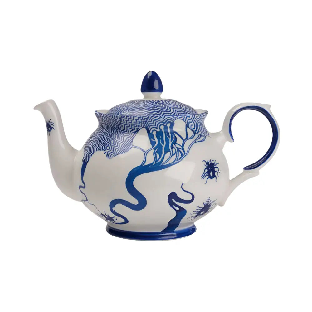 This Is What You Get Tea Pot & 2 Tea Cup Bundle