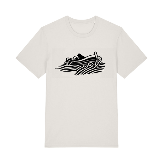Small Boat Vintage White T-shirt