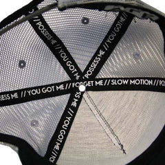 BLACK & WHITE TRUCKER HAT