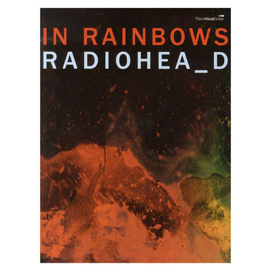 Album cover for Radiohead’s ’In Rainbows’ featuring abstract, colorful artwork.